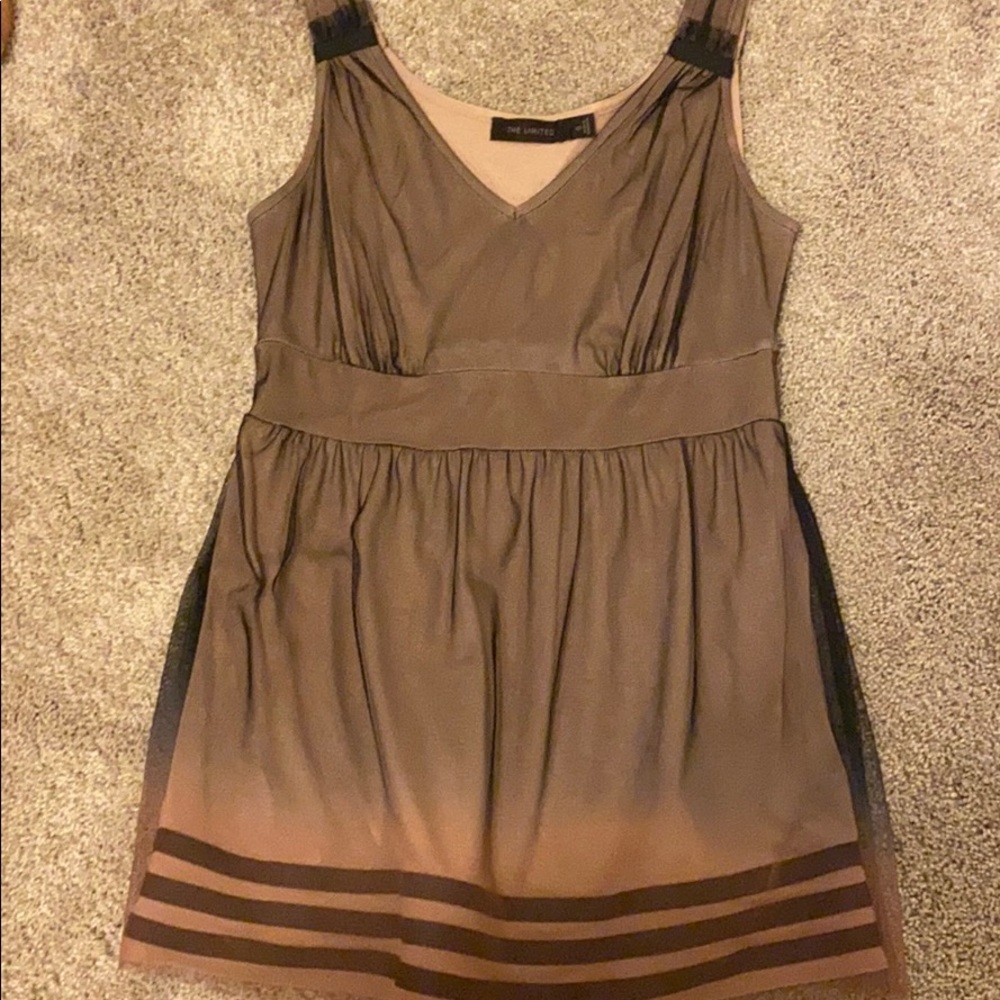 The limited dress tank top